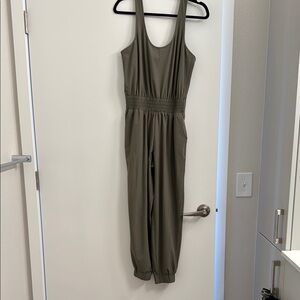 Olive Green Abercrombie Traveler Jumpsuit
